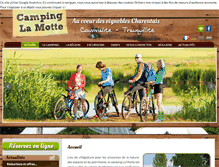 Tablet Screenshot of camping-la-motte17.com